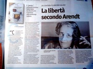 La libertà secondo Arendt
