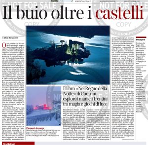 “Il buio oltre i castelli”, Corriere del Trentino - 02 gennaio 20212
